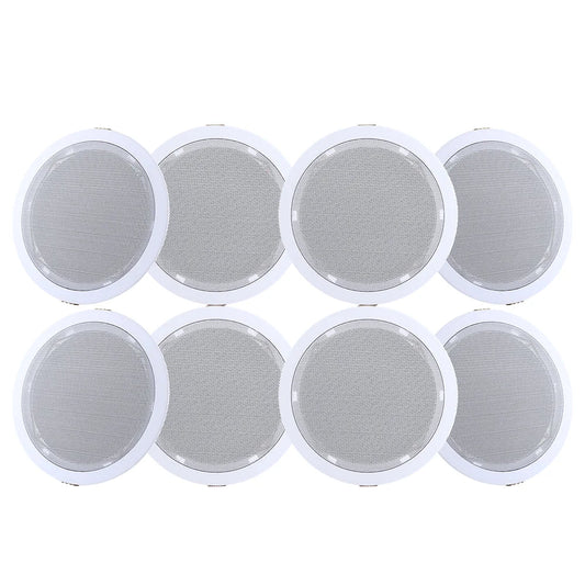 Ceiling Speakers 6 Inch In-Wall Home Stereo Tweeter - Set