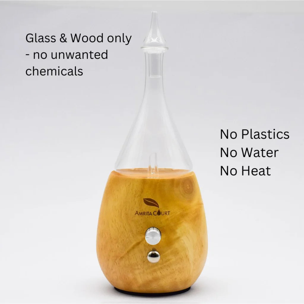 Celeste nebuliser appliances with side casing and connector details