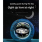 Celestial Ring LED Crystal Ball Lamp - 3D Engraving Unique