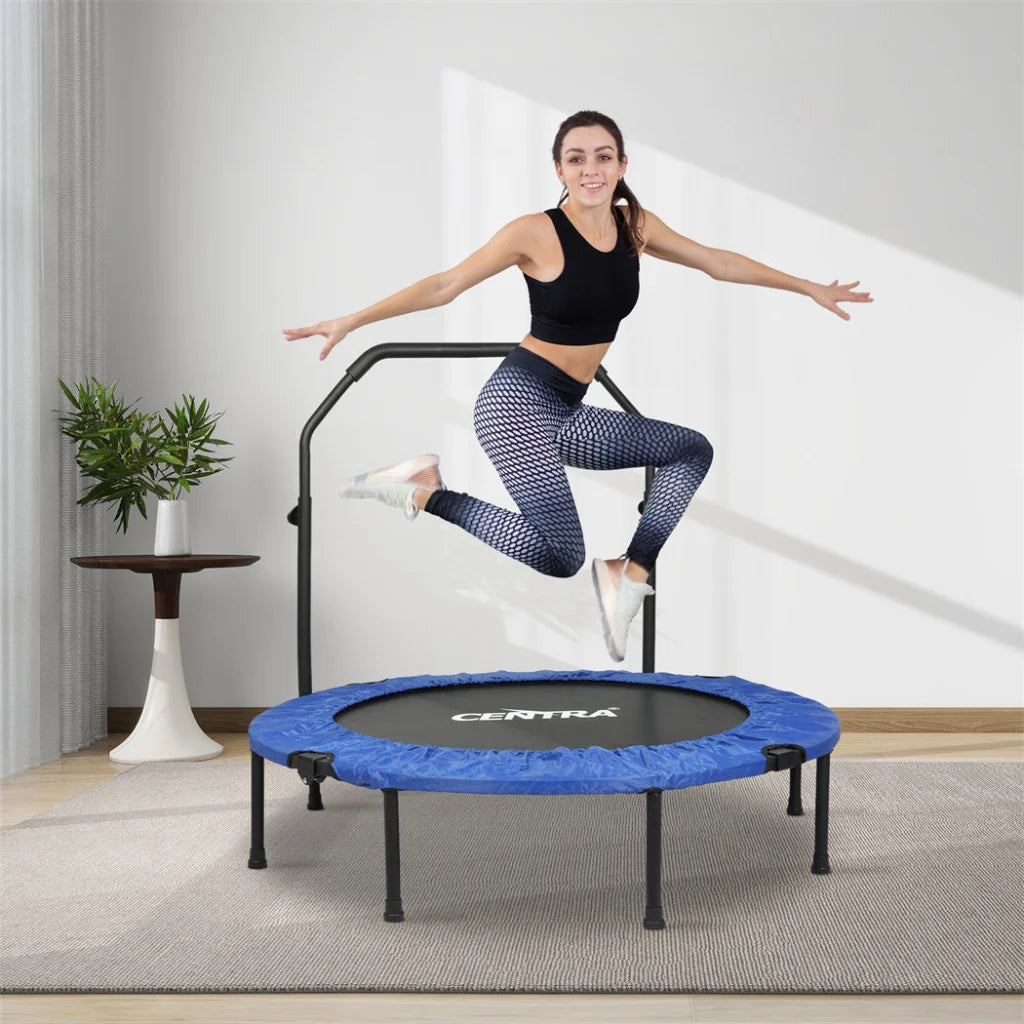 Centra 48" Foldable Mini Trampoline Rebounder Fitness-1973193528179822598