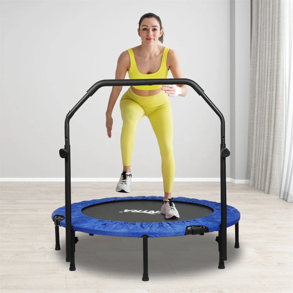 Centra 48" Foldable Mini Trampoline Rebounder Fitness-1973193528179822599
