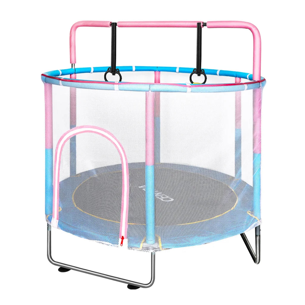 Centra 55" Kids Trampoline Rebounder Pink-1973193528414703617