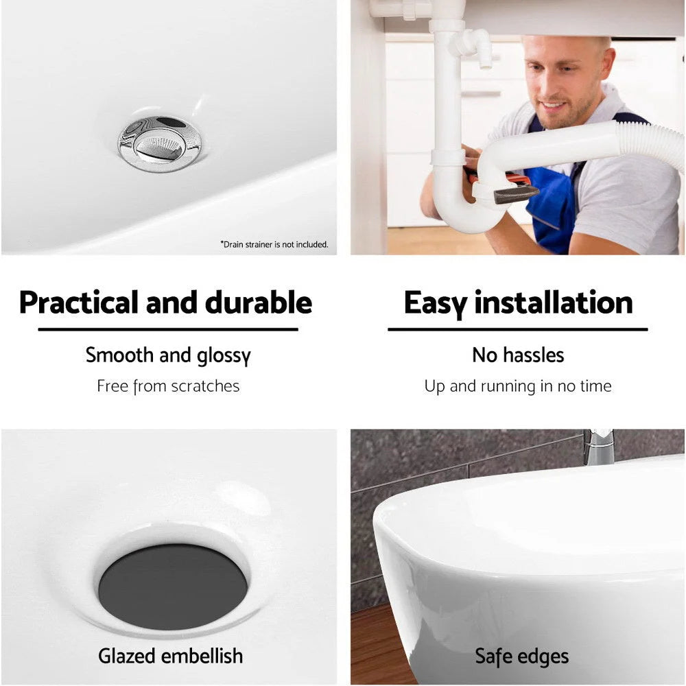 Ceramic Bathroom Basin Sink Vanity Above Counter Basins