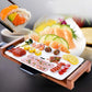 Ceramic BBQ Grill Hot Plate Set Premium 2X Non-Stick Surface for Indoor & Outdoor - White