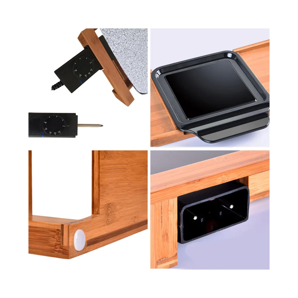 Ceramic BBQ Grill Premium Non-Stick Hot Plate for Indoor & Outdoor Stone