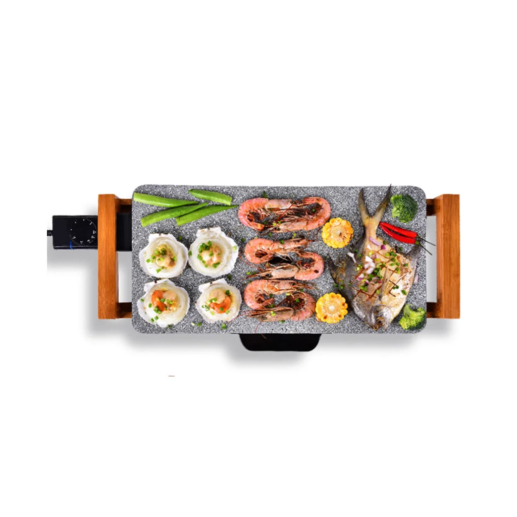 Ceramic BBQ Grill Premium Non-Stick Hot Plate for Indoor & Outdoor Stone