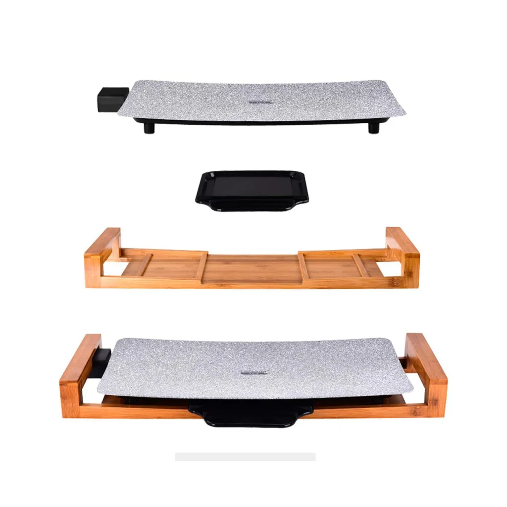 Ceramic BBQ Grill Premium Non-Stick Hot Plate for Indoor & Outdoor Stone