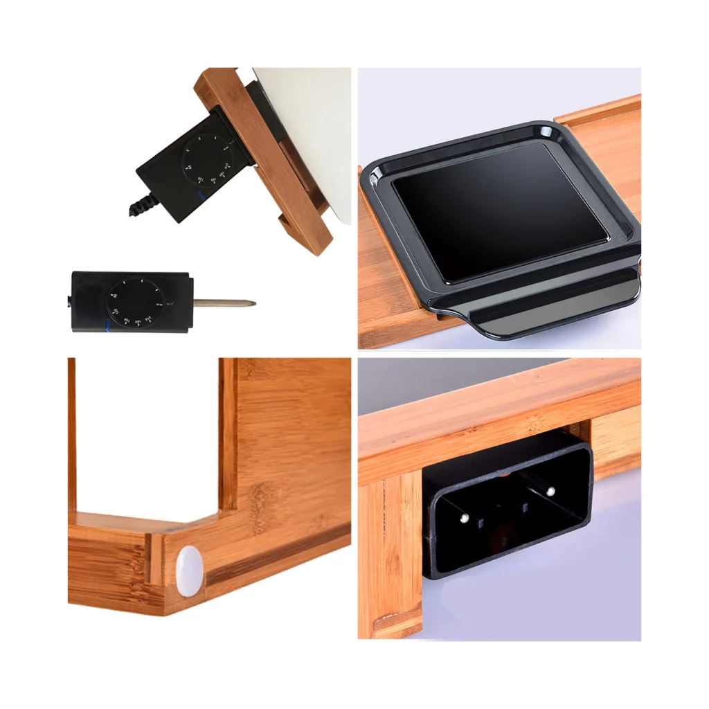 Ceramic BBQ Grill Premium Non-Stick Hot Plate for Indoor & Outdoor White