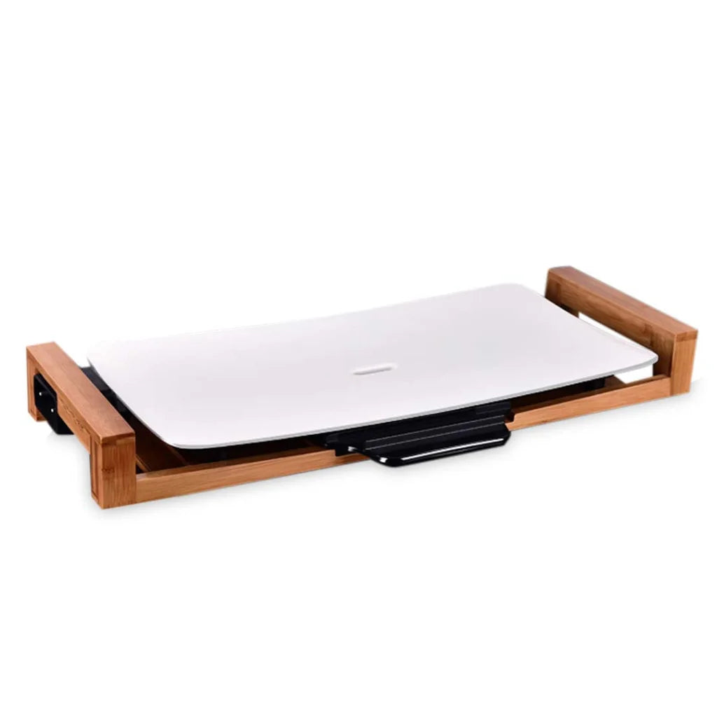 Ceramic BBQ Grill Premium Non-Stick Hot Plate for Indoor & Outdoor White