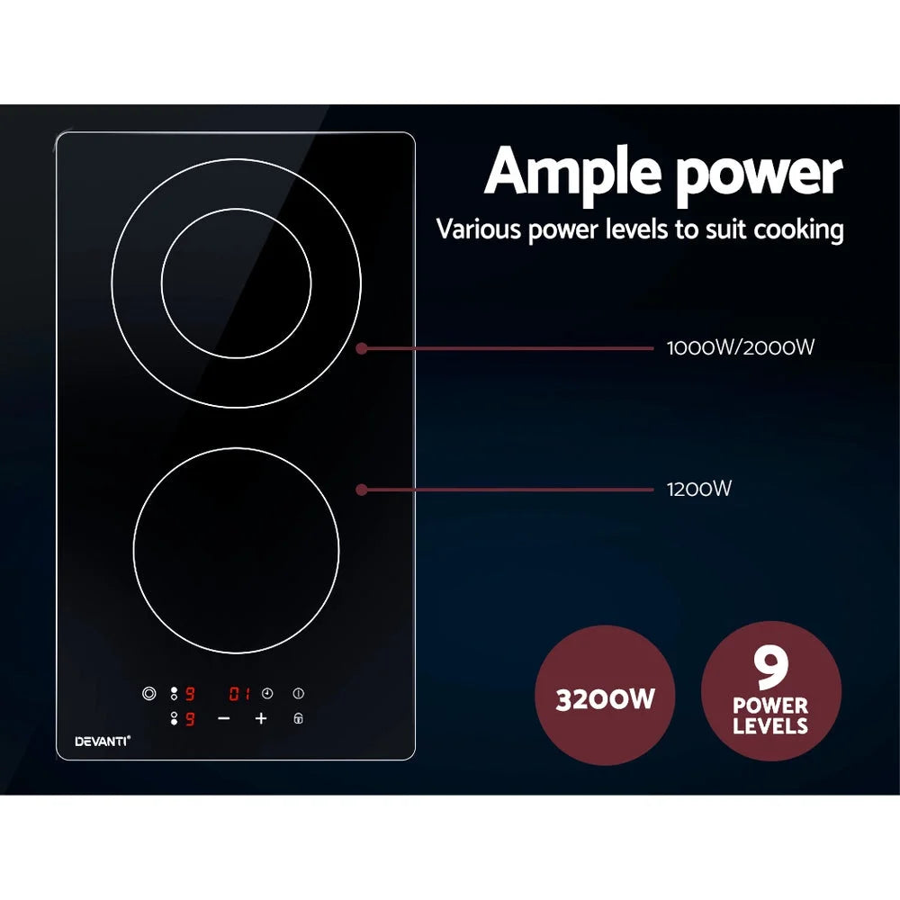 Ceramic Cooktop 30cm Kitchen Cooker Cook Top Hob Touch