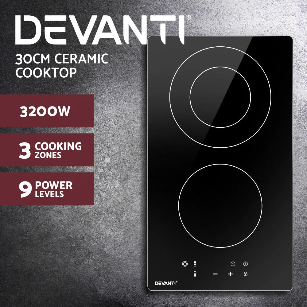 Ceramic Cooktop 30cm Kitchen Cooker Cook Top Hob Touch