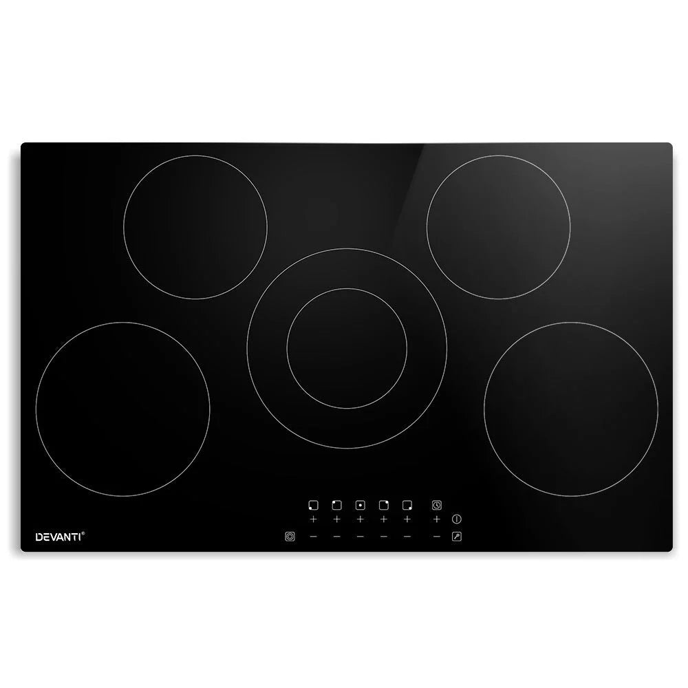 Ceramic Cooktop 90cm 5 Burner Stove Hob Touch Control