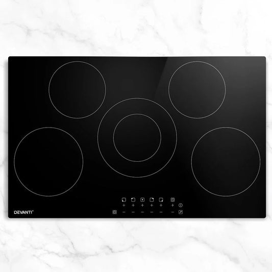 Ceramic Cooktop 90cm 5 Burner Stove Hob Touch Control