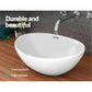 Ceramic Oval Sink Bowl White - Cefito