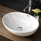Ceramic Oval Sink Bowl White - Cefito