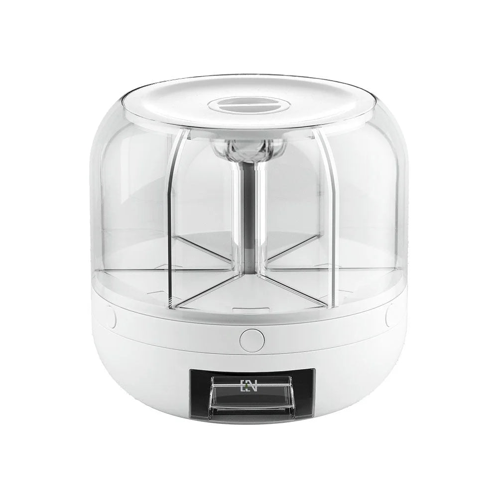 Cereal Dispenser 6-In-1 Rotating Grain Container 10KG Rice