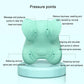 Cervical Massager C-Type Traction Support Pillow - Green