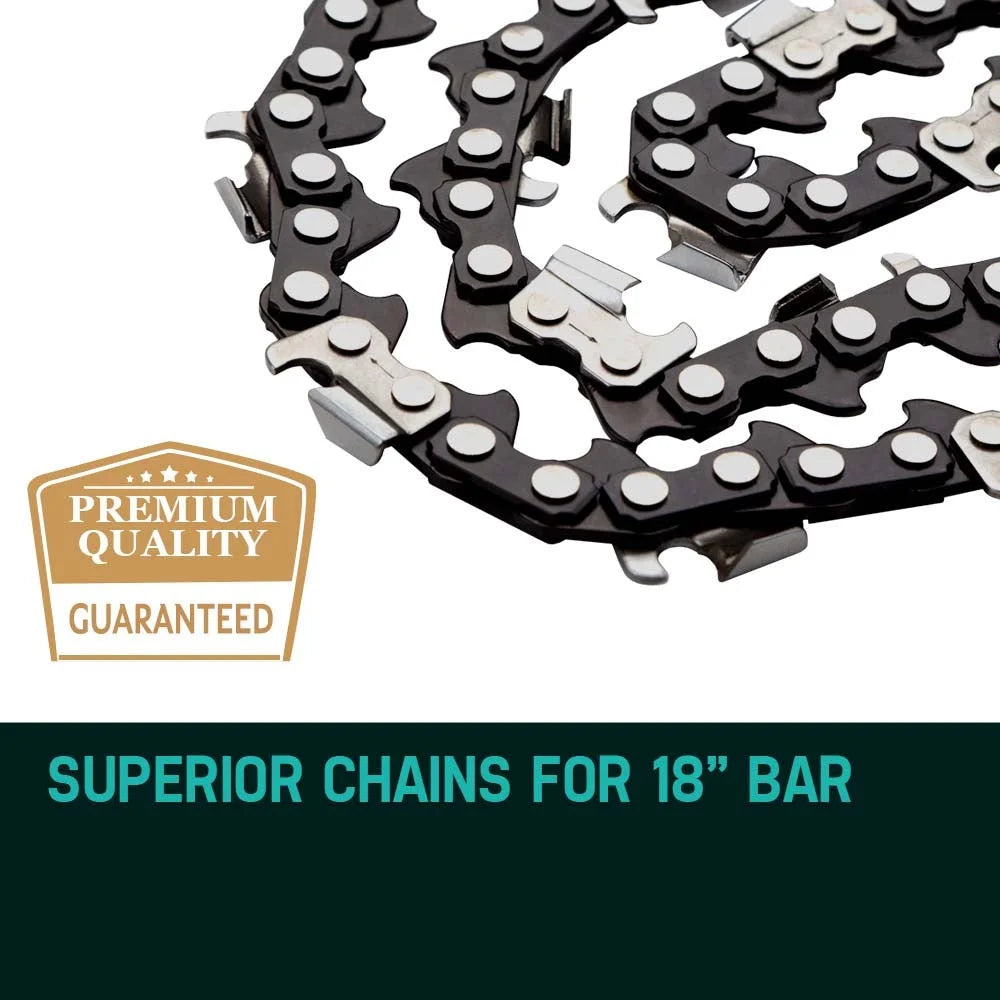 Chainsaw Chain 18in Bar Replacement Suits SX45 45CC Saws