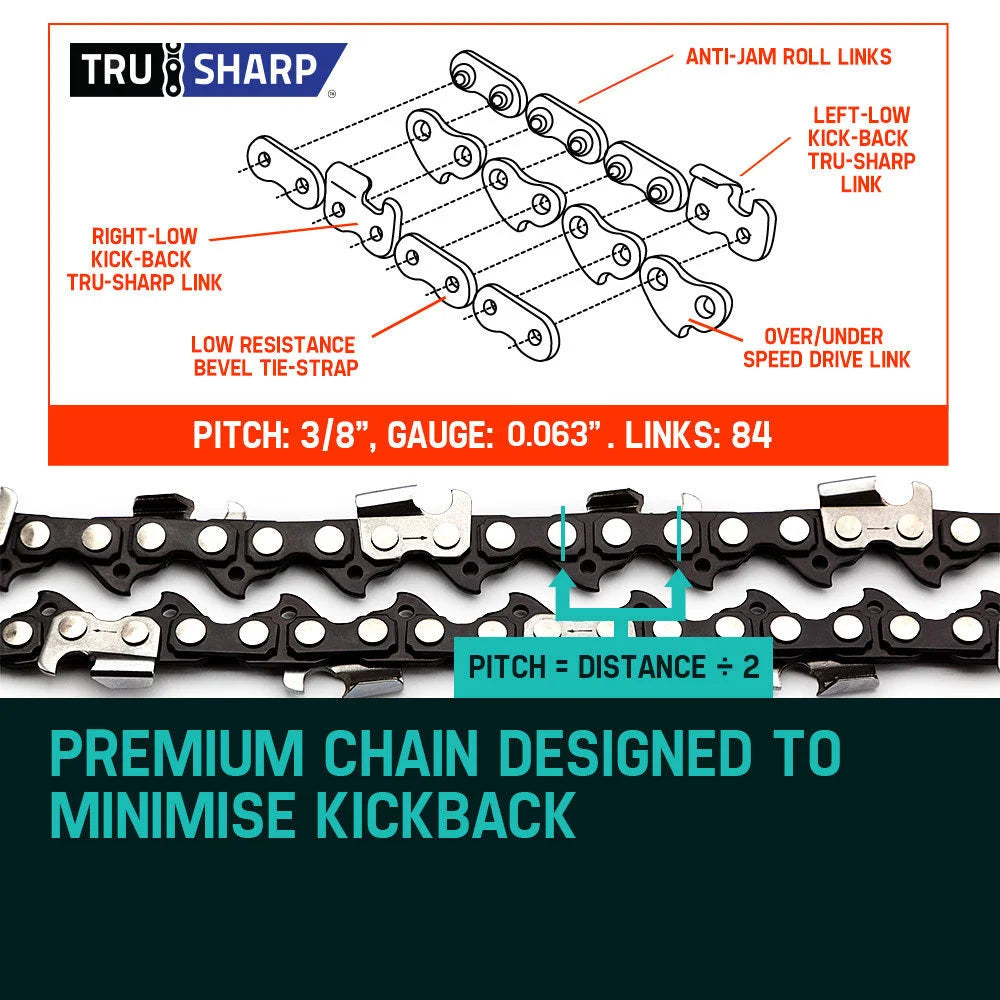 Chainsaw Chain Baumr-AG 24in Bar Replacement for 72CC 76CC