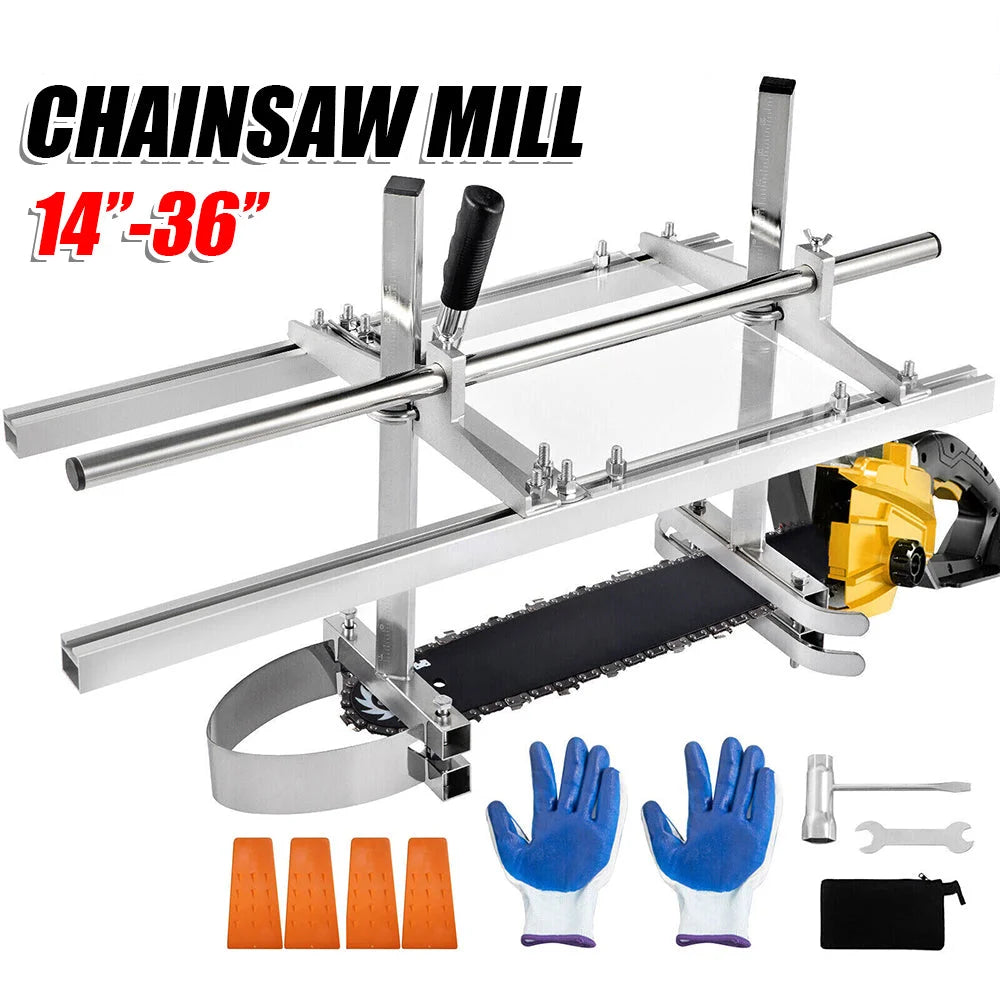 Chainsaw Mill for Saws 14’’-36’’ Bar Furniture Making Wood