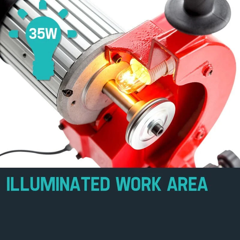 Chainsaw Sharpener 350W Alloy Chain Saw Grinder Bench Tool
