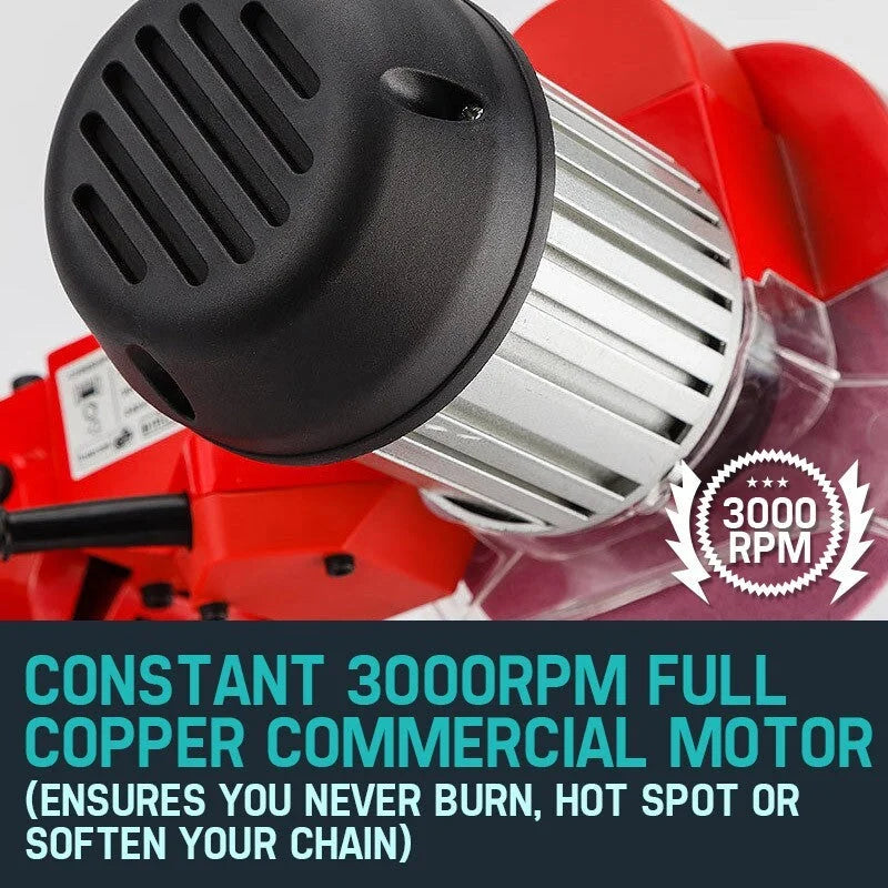 Chainsaw Sharpener 350W Alloy Chain Saw Grinder Bench Tool