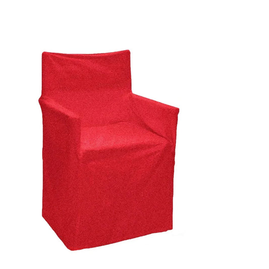 Chair Cover IDC Homewares Cotton Director Red - Furniture