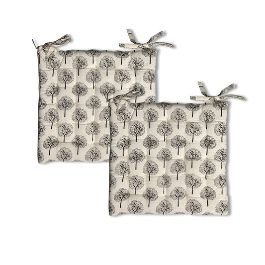 Chair Pads Set of 2 Cotton Lylac Homeware Tree of Life