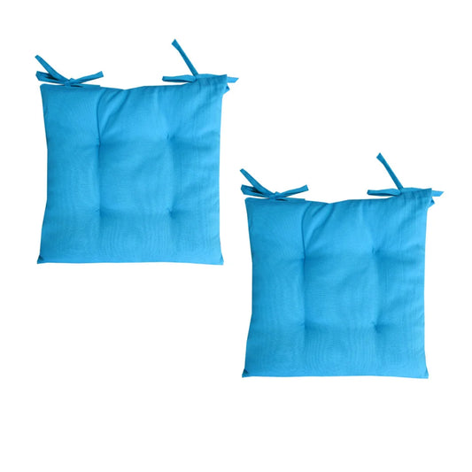 Chair Pads Set of 2 Outdoor Polyester Solid 40x40 cm