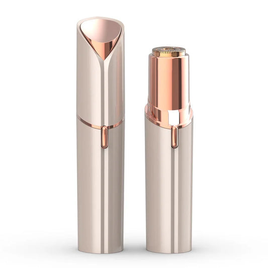 Champagne Gold Mini Lipstick Electric Shaver - USB