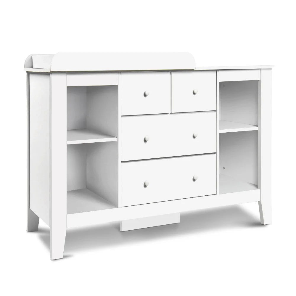 Change Table with Drawers - White - Kids Furniture