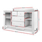 Change Table Drawers White close-up detail