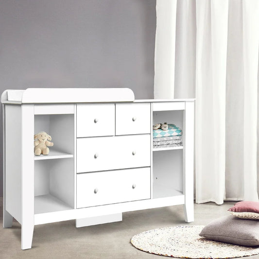 Change Table with Drawers - White - Kids Furniture