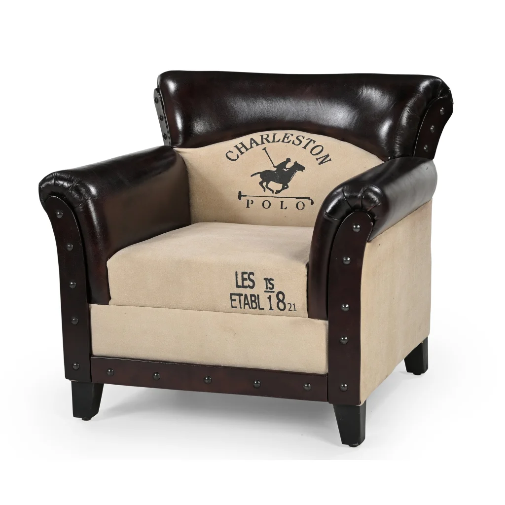 CHARLESTON POLO VINTAGE ARM CHAIR - Furniture > Sofas >