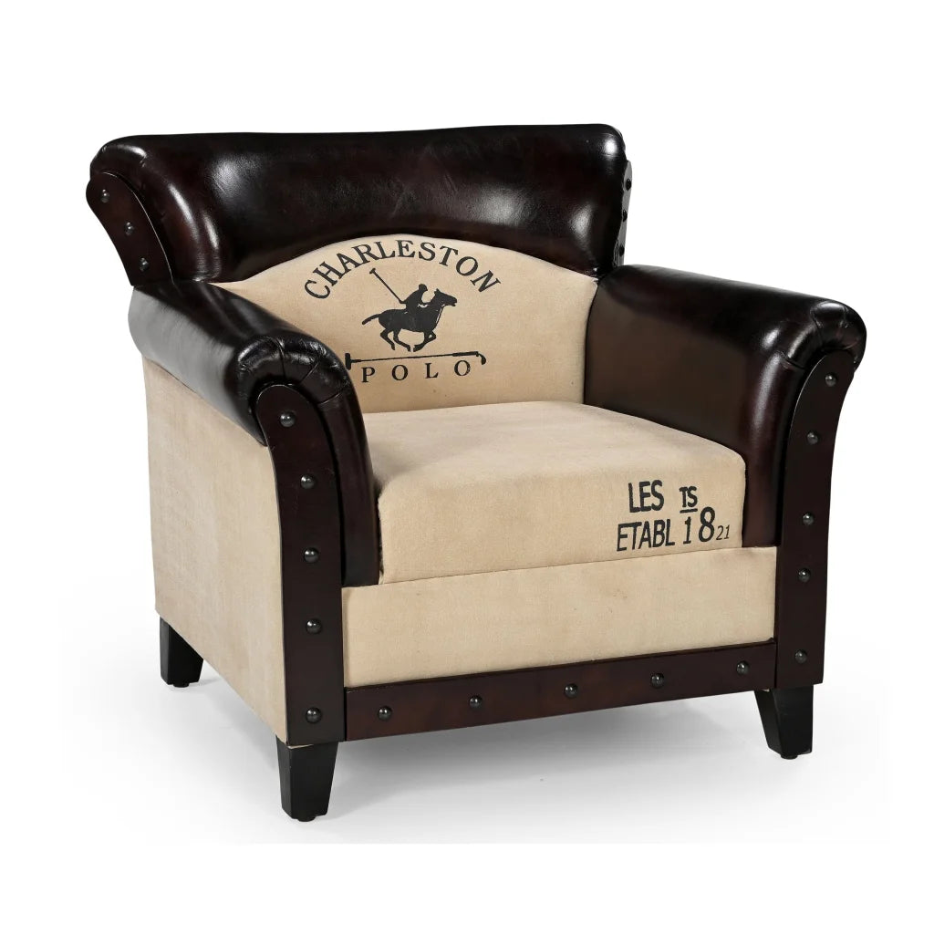CHARLESTON POLO VINTAGE ARM CHAIR - Furniture > Sofas >