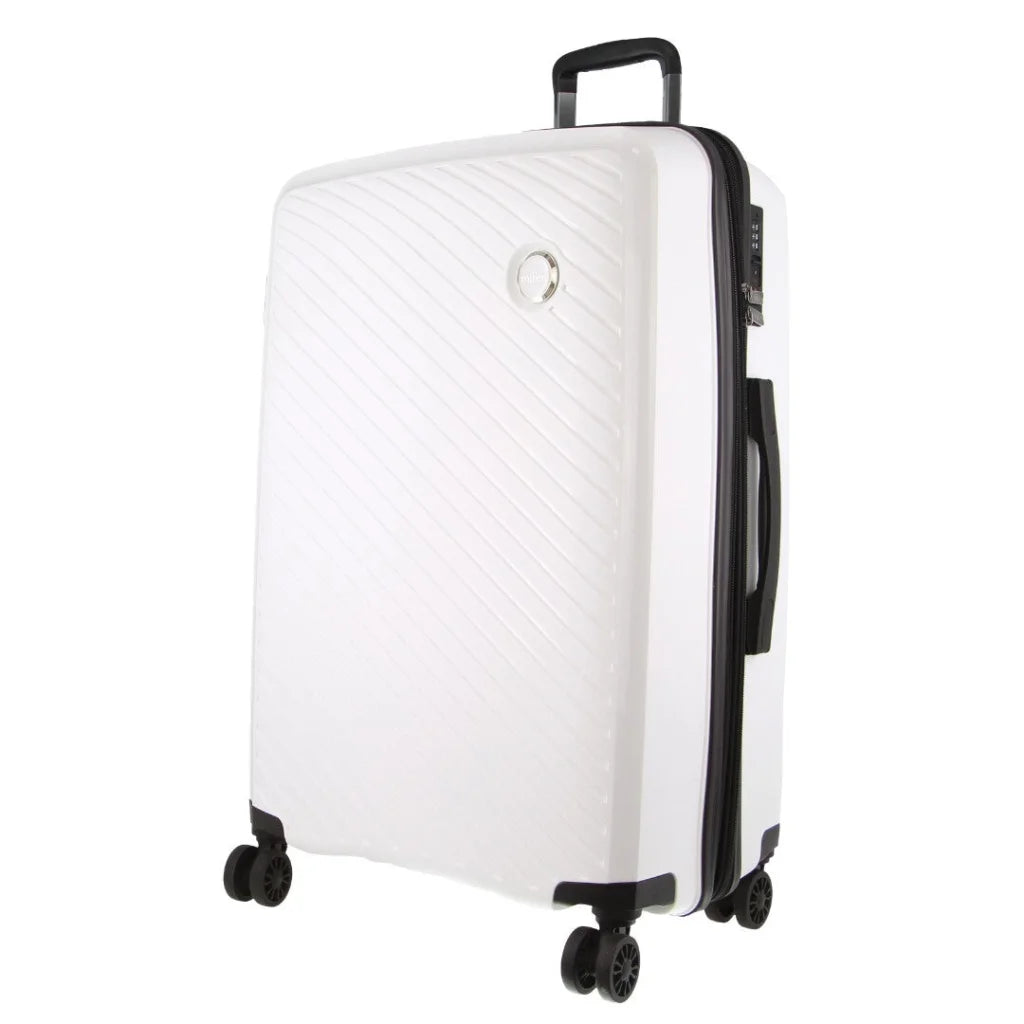 Checked Luggage Bag Pierre Cardin Inspired Milleni Travel Carry