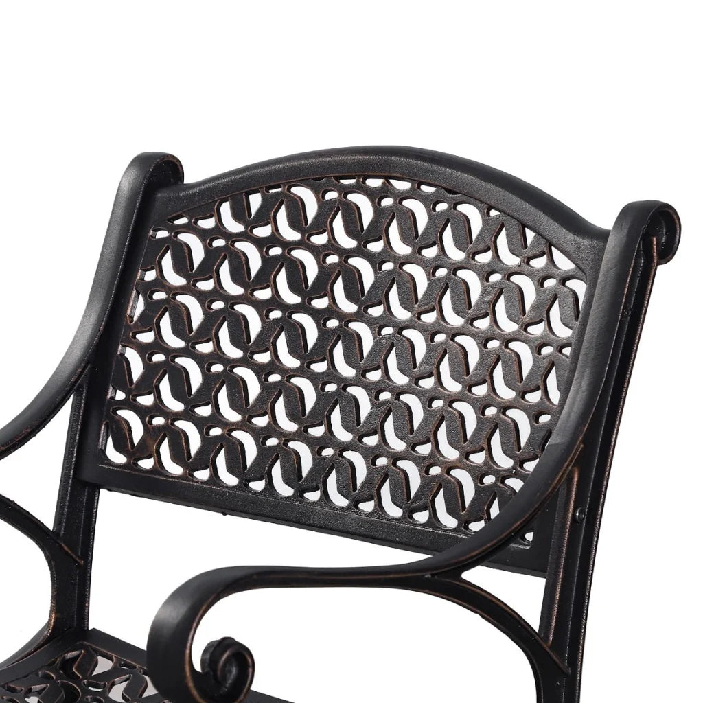 Cherise Cast Aluminium Chairs with Cushions - 1 Pair