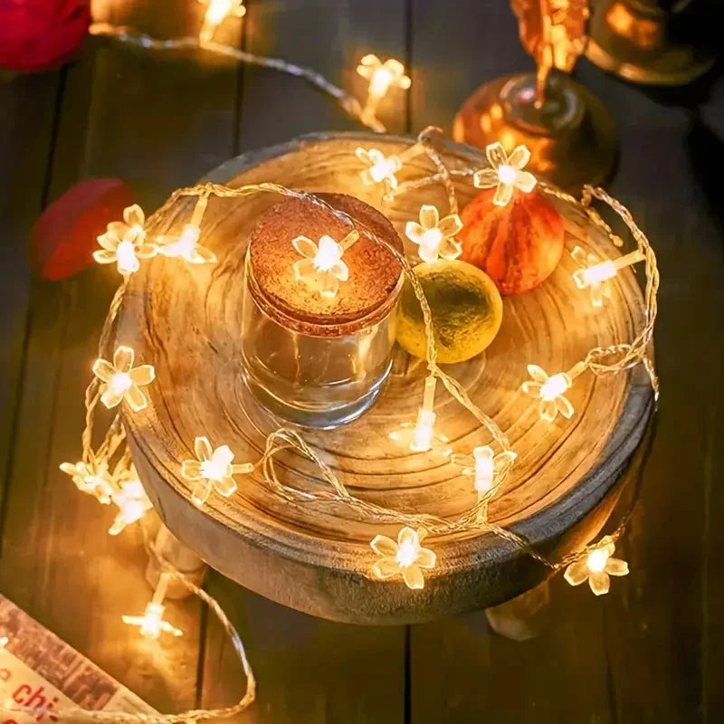 Cherry Blossom LED Fairy Lights 6M 40LED String Lights