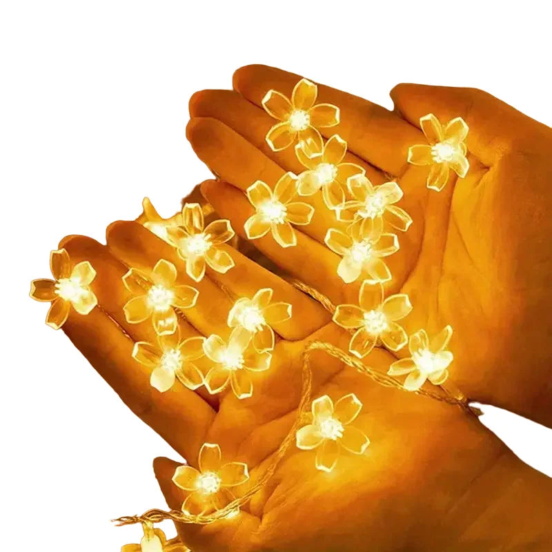 Cherry Blossom LED Fairy Lights 6M 40LED String Lights