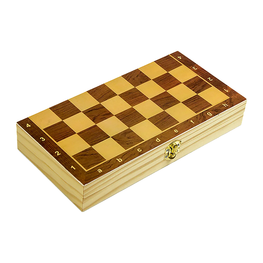 Chess Board Games Folding Large Wooden Chessboard Set Wood