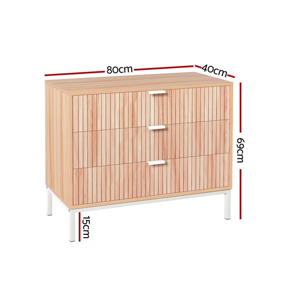Chest of Drawers 3X lura pine furniture 541