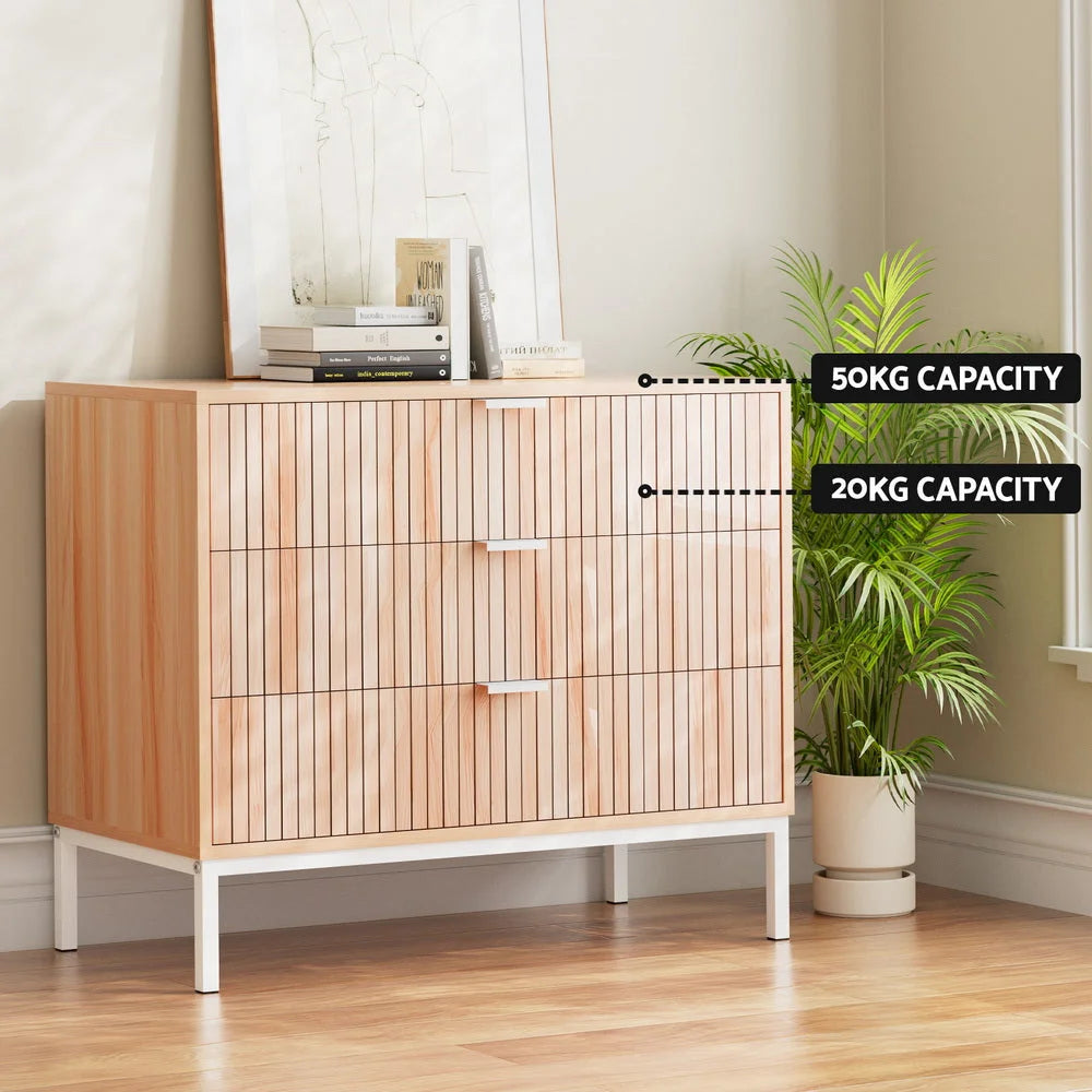 Chest of Drawers 3X lura pine furniture 674