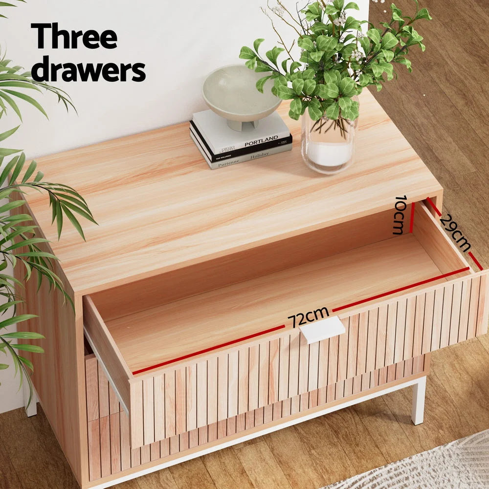 Chest of Drawers 3X lura pine furniture 684