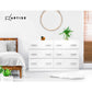 Chest of Drawers 6 Cabinet Dresser Tallboy Lowboy Storage