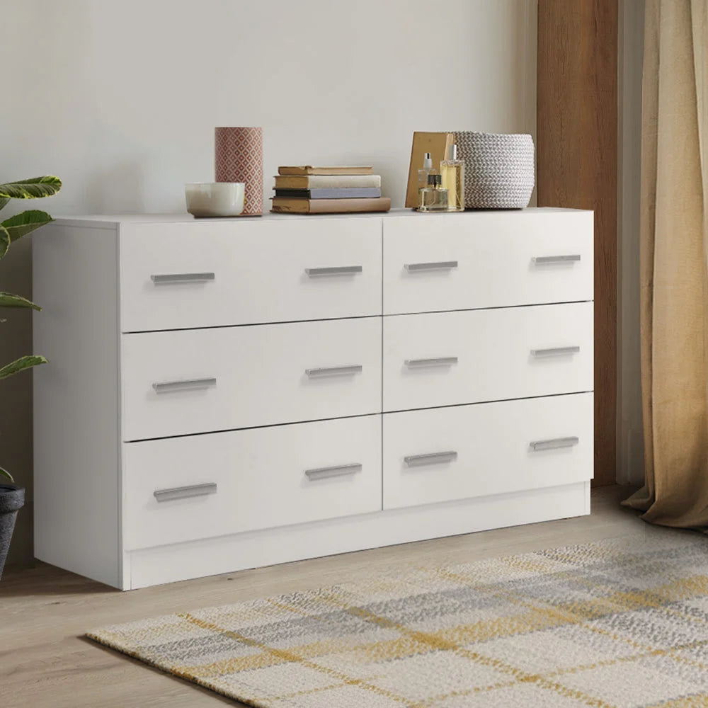 Chest of Drawers 6 Cabinet Dresser