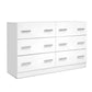 Storage cabinet with chest drawers dresser tallboy