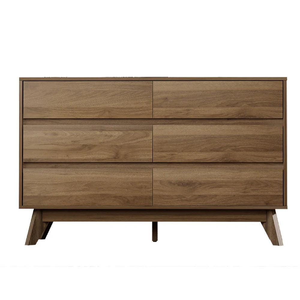Chest of Drawers 6X - XAVI Walnut