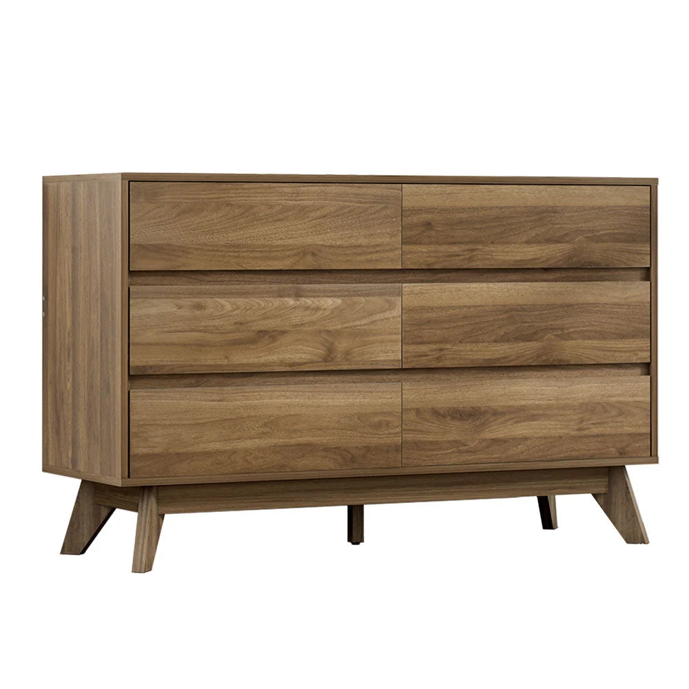 Chest of Drawers 6X - XAVI Walnut