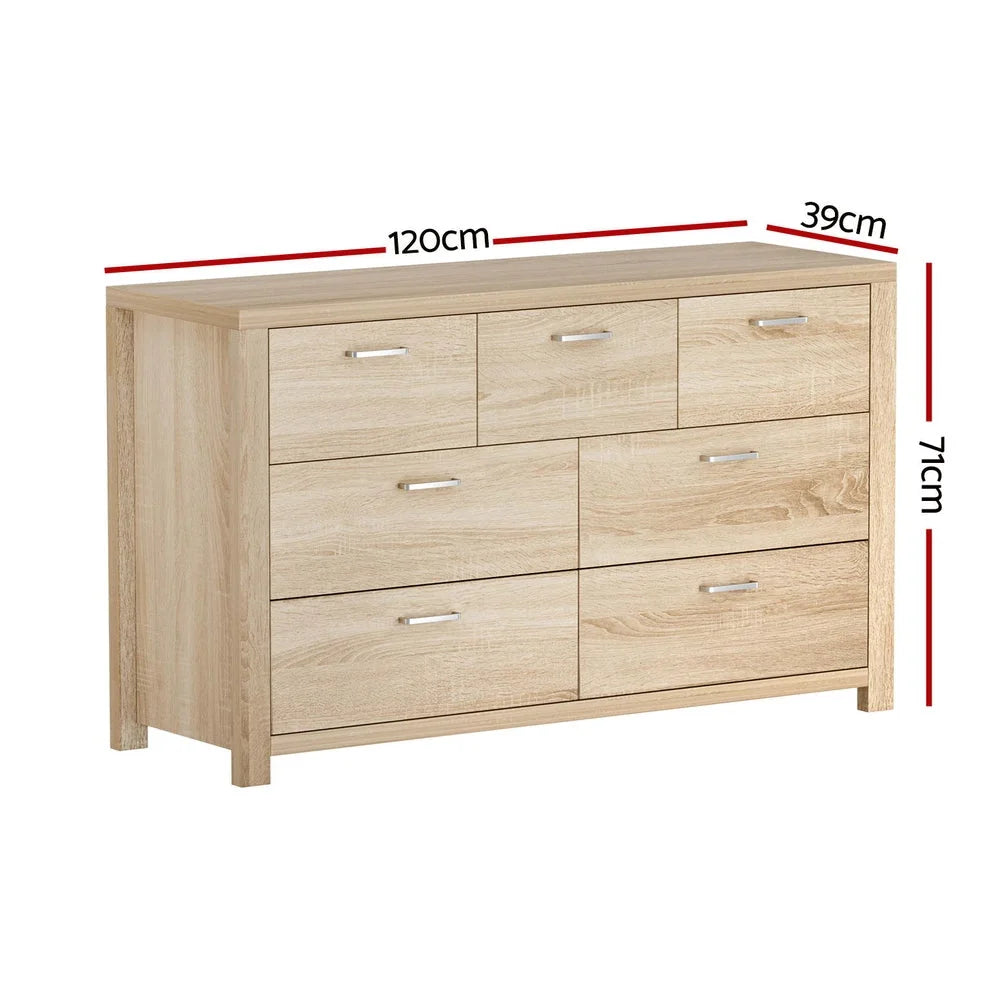 Chest of Drawers 7 - MAXI Pine - Furniture