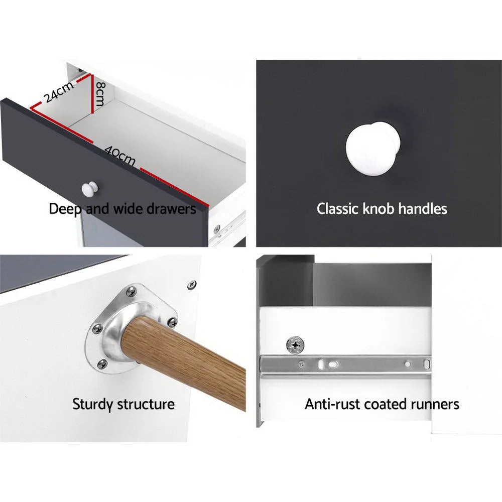 Chest of Drawers Dresser Table Tallboy Storage Cabinet